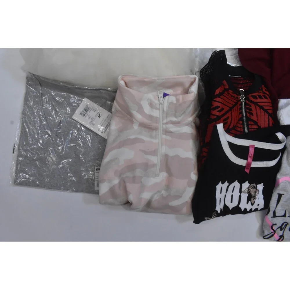 Wholesale Bulk Lot Of 15 Girls Size Small 6/7 Mixed Season Tops Bottoms Dresses